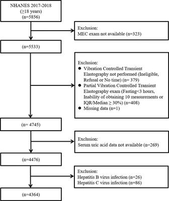 Associations of Uric Acid With Liver Steatosis and Fibrosis Applying Vibration Controlled Transient Elastography in the United States: A Nationwide Cross-Section Study